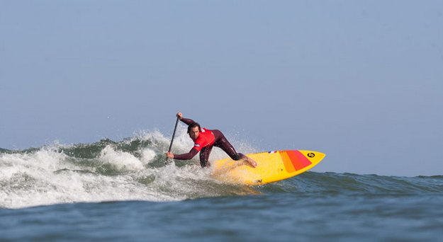 La compétition de SUP à Biarritz : Biarritz Maider Arosteguy